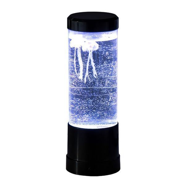 Лампа антистресс ночник с медузами в воде Разноцветное свечение Jellyfish Multicolor LED Lamp 1702 фото
