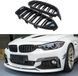Решітки радіатора ніздрі для BMW BMW F32 F33 F36 F80 F82 чорний карбон седан 1152 фото 2