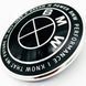 Значок на капот, емблема BMW 82 мм &laquo;50th Anniversary&raquo; Motorsport (Black) 1960 фото 2