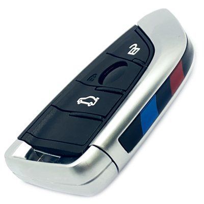 Корпус ключа BMW БМВ Парус 3 Кнопки Для всіх F-серії та G-серії Триколор БМВ 1426 фото