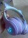 Безпроводные игровые наушники с ушками с подсветкой RGB CATEAR JST-BT035C Bluetooth Бирюзово-фиолетовый 1707 фото 6