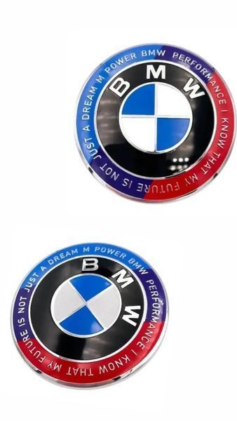 Эмблема на багажник для BMW M PERFORMANCE 74 мм, БМВ E46 E90 E82 E85 "50th Anniversary" EDITION 1963 фото