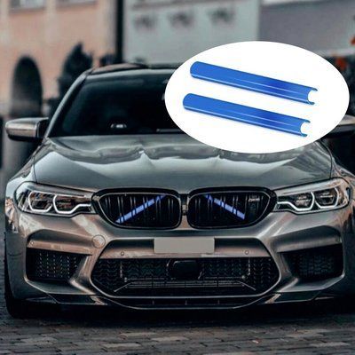 Декоративні вставки в решітку радіатора BMW F30 F32 3 4 Серії БМВ Сині 1530 фото