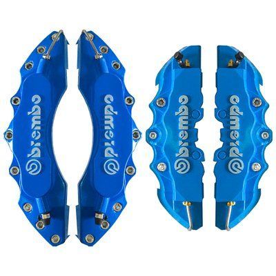 Декоративні накладки на гальмівні супорти Brembo ABS 4 шт Л сині автоаксесуари 213 фото