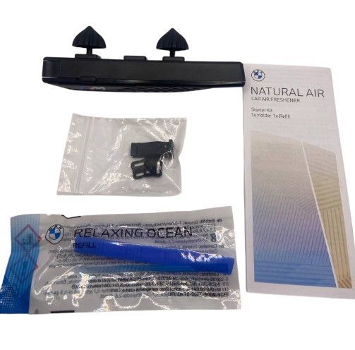 Ароматизатор BMW Starter Kit Natural Air &laquo;M&raquo; Power з картриджем &laquo;Relaxing Ocean&raquo; (Black) 2125 фото