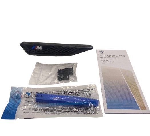 Ароматизатор BMW Starter Kit Natural Air &laquo;M&raquo; Power з картриджем &laquo;Relaxing Ocean&raquo; (Black) 2125 фото
