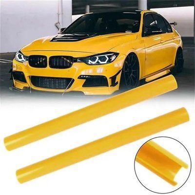 Декоративні вставки в решітку радіатора BMW F30 F32 3 4 Серії БМВ Жовтий 1532 фото