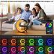 Настольная смарт лампа-ночник G-Smart RGB 15W Light Sound Machine с беспроводной зарядкой и Bluetooth-колонка 1505 фото 3