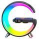 Настольная смарт лампа-ночник G-Smart RGB 15W Light Sound Machine с беспроводной зарядкой и Bluetooth-колонка 1505 фото 2