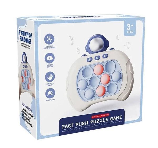 Электронная приставка Игровая консоль Quick Push Game Pop It антистресс интарактивная игрушка Поп И 1711 фото