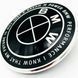 Комплект емблем на капот і багажник BMW M Performance 82 мм / 74 мм, &laquo;50th Anniversary&raquo; Motorsport (Black) 1966 фото 2
