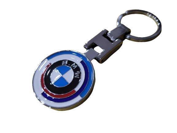 Значок Брелок BMW Performance&nbsp;"50th Anniversary" для ключей автомобиля 9.2 см. 1929 фото