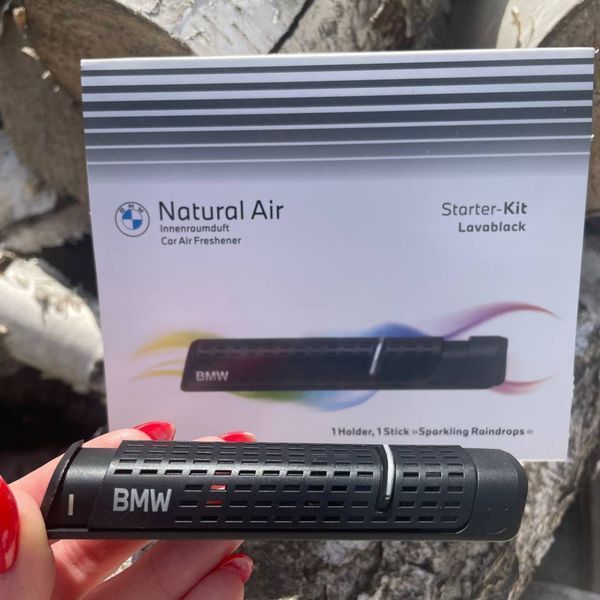 Ароматизатор BMW Natural Air Starter-Kit Lava black лава блек стартовый набор ароматизатора БМВ (83125A07EC3) 373 фото