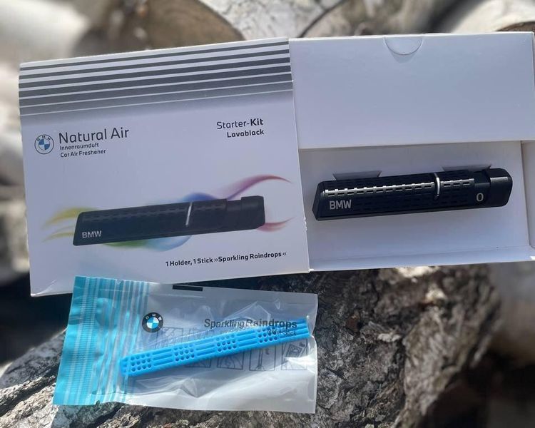 Ароматизатор BMW Natural Air Starter-Kit Lava black лава блек стартовый набор ароматизатора БМВ (83125A07EC3) 373 фото