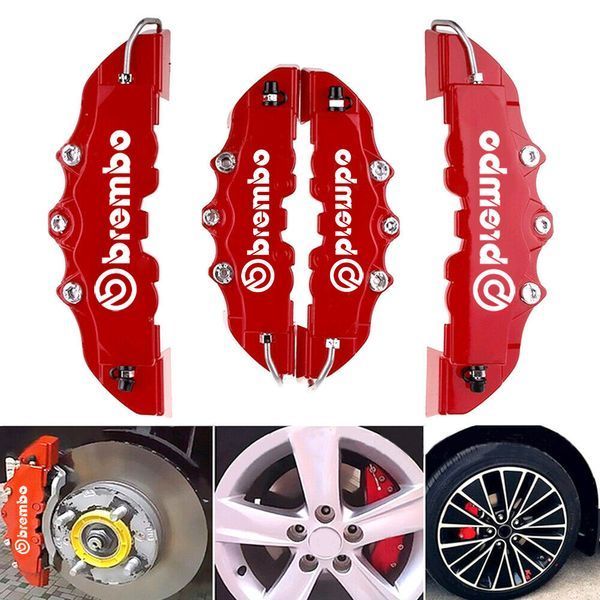 Декоративные накладки на тормозные суппорта Brembo ABS 4 шт L + брелок на выбор в подарок 212 фото