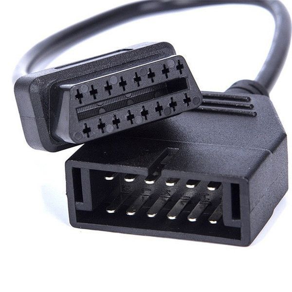 Перехідник GM12 12pin OBD1 на OBD2 16pin ВАЗ Daewoo ELM327 v1.5 Lanos 612 фото