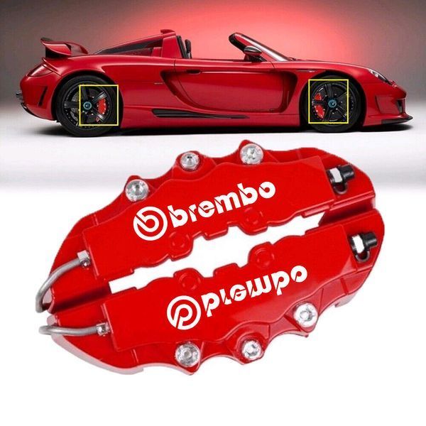 Декоративные накладки на тормозные суппорта Brembo ABS 4 шт L + брелок на выбор в подарок 212 фото