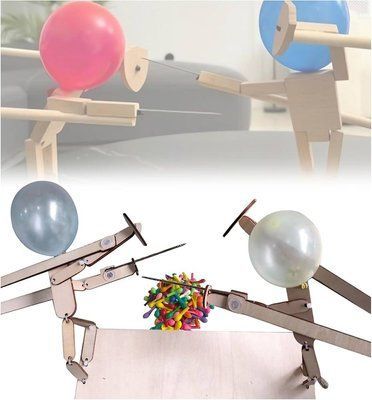 Гра для вечірок, батл гра для компанії Balloon Bamboo Man Battle Game змагальна гра 1722 фото