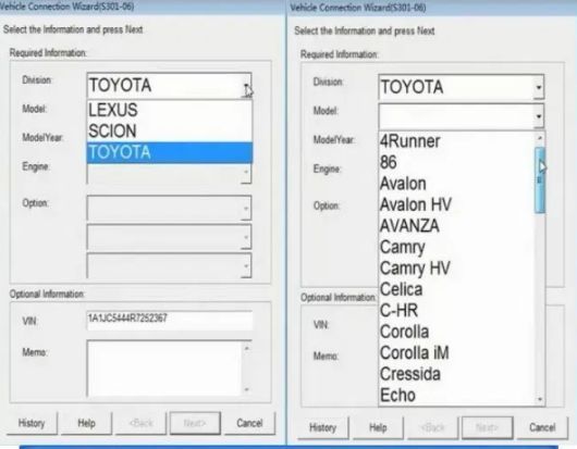 Диагностический Автосканер Mini VCI J2534 Toyota Lexus Techsteam v14.20.019 ВСИ 238 фото