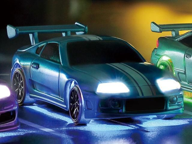 Мини дрифт машинка на радиоуправлении Turbo Racing C63 RC 1/76 drift car + 2 корпуса и подсветка (голубая) 2086 фото