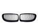 Решетки радиатора Ноздри BMW 3 Series E90 E91 Рестайлинг Черный глянец БМВ е90 (2008-2012) 1623 фото 2