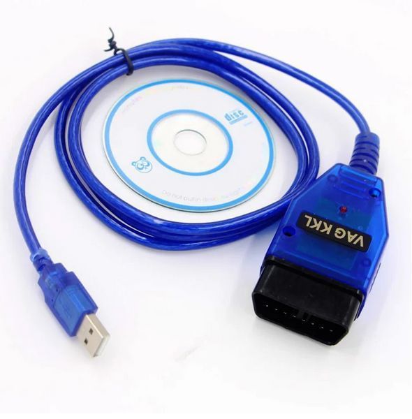 Автосканер VAG-COM 409.1 KKL OBD2 - USB, чіп FTDI діагностичний адаптер Vag Com 66 фото