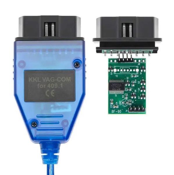 Автосканер VAG-COM 409.1 KKL OBD2 - USB, чіп FTDI діагностичний адаптер Vag Com 66 фото