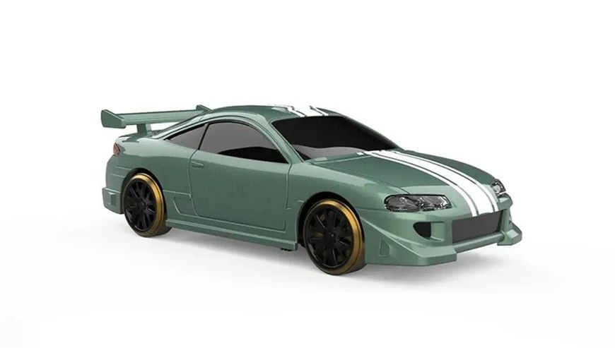 Мини дрифт машинка на радиоуправлении Turbo Racing C62 RC 1/76 drift car + 2 корпуса и подсветка (Зелёная) 2087 фото
