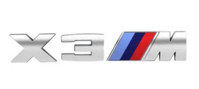 Шильдик логотип емблема BMW Х3 M, стильний аксесуар для тюнінгу багажника вашего БМВ. 1983 фото
