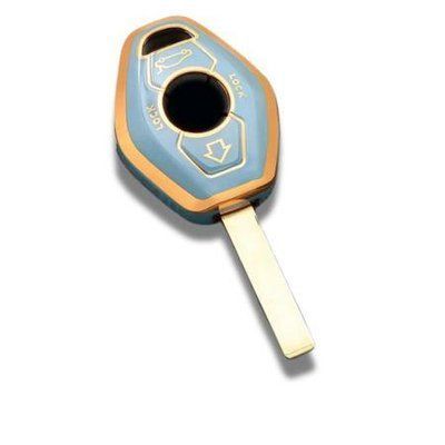 Чехол для ключей из ТПУ BMW E38 E39 E46 E83 E53 E60 E63 E61 E64 E83 E85 E86 M5 325i X3 темно - серого цвета 1774 фото