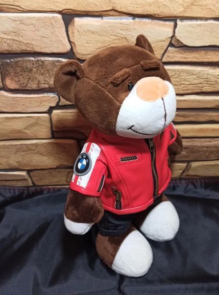 БМВ Плюшевий Ведмедик у Червоній куртці BMW Teddy Bear M Motorsport 1396-5-nash фото
