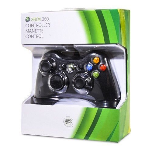 Игровой проводной контроллер для консоли Xbox 360 джойстик для икс бокс геймпад черный USB controller 316 фото