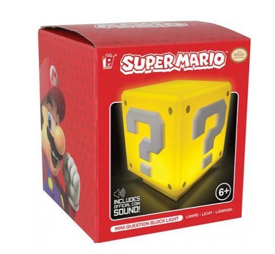 Нічник інтарактивний Paladone Super Mario: Mini Question Block Light Іграшка со звуком 1589 фото