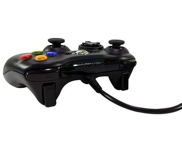 Игровой проводной контроллер для консоли Xbox 360 джойстик для икс бокс геймпад черный USB controller 316 фото