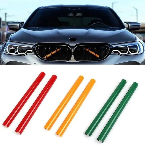 Помаранчеві декоративна вставка в решітку радіатора BMW F10, F06, F12, 5/6/7 Серії БМВ 1944 фото