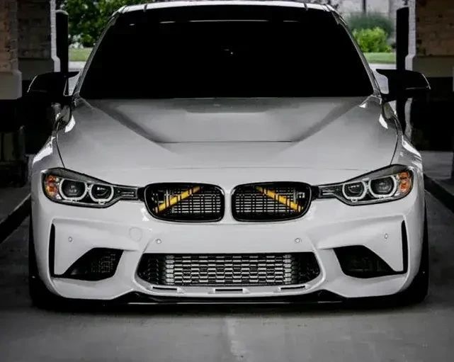 Помаранчеві декоративна вставка в решітку радіатора BMW F10, F06, F12, 5/6/7 Серії БМВ 1944 фото