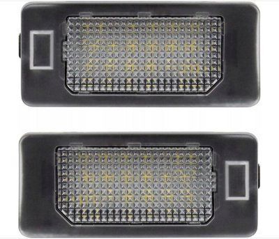 Підсвітка номерного знака LED для Skoda, Seat, Audi та VW 1609 фото