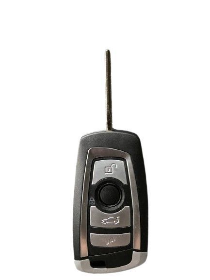 Викидний ключ для BMW E-серії (в стилі F-серії) E46, E53, E90, E92 на чотири кнопки (Срібло) 1879 фото