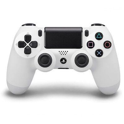 Бездротовий ігровий контролер Джойстик геймпад DualSHock PS4 wireless controller пс4 Білий White 1581 фото