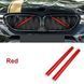 Червоні декоративні вставки в решітку радіатора BMW F10, F06, F12, 5/6/7 Серії БМВ 1946 фото 6