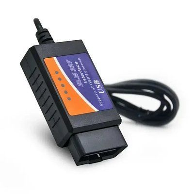 Діагностичний автомобільний сканер OBD ELM327 елм 327 USB 1.5 v OBDII обд 2 сканер юсб адаптер 237 фото