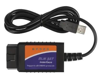 Диагностический автомобильный сканер, OBD ELM327 елм 327 USB 1.5v OBDII обд 2 сканер адаптер юсб 237 фото