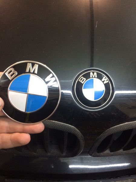 Оригінальна Емблема BMW (82 мм.) Значок БМВ на капот для вашого авто (7463684, 7499154) 2121 фото