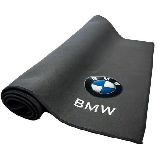 Премиальная тряпка из микрофибры для салона авто, Микрофибровая салфетка BMW для чистки и ухода машини 2012 фото