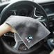 Премиальная тряпка из микрофибры для салона авто, Микрофибровая салфетка BMW для чистки и ухода машини 2012 фото 4