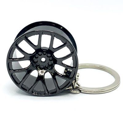 Брелок для ключів для автомобіля Колесо Диск авто Wheel Графітовий 1463 фото