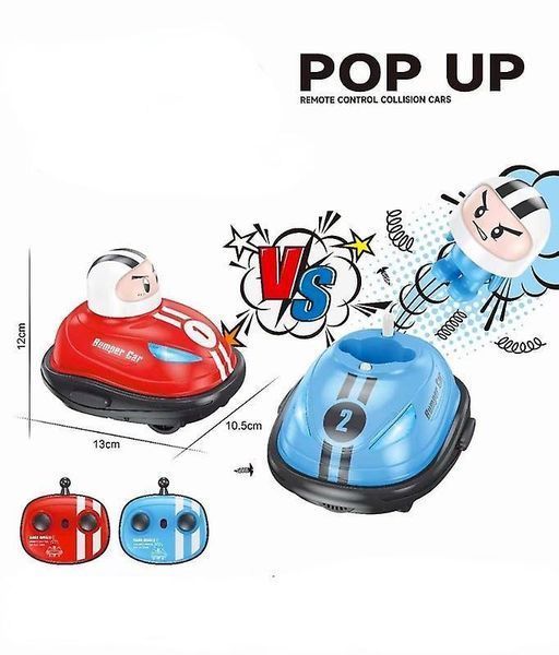 Соревновательная игра Battle Bumper Car Pop-up Doll на радиоуправлении машинки для тарана на пульте управления 1732 фото