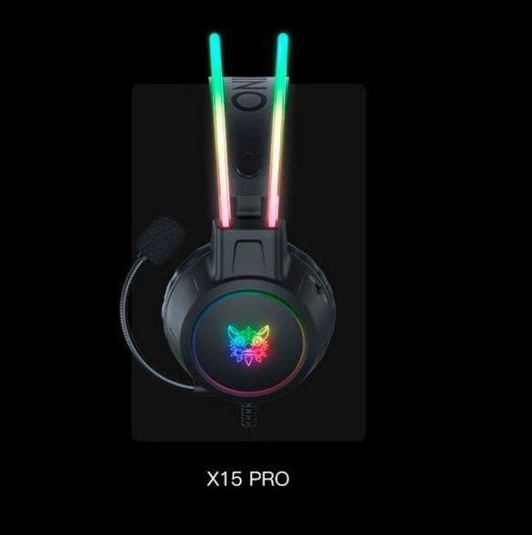 Ігрові навушники ONIKUMA X15 Pro з RGB підсвіткою з гарнітурою Мікрофон для спілкування 1640 фото