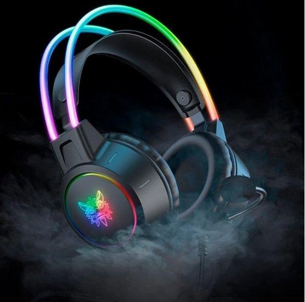 Ігрові навушники ONIKUMA X15 Pro з RGB підсвіткою з гарнітурою Мікрофон для спілкування 1640 фото