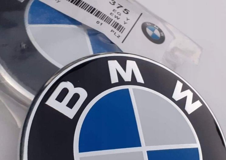 Значок на капот багажник BMW 82 мм Germany Eddition эмблема бмв на Е39 Е53 Е60 Е46 Е38 Е90 Е70 51148132375 305 фото